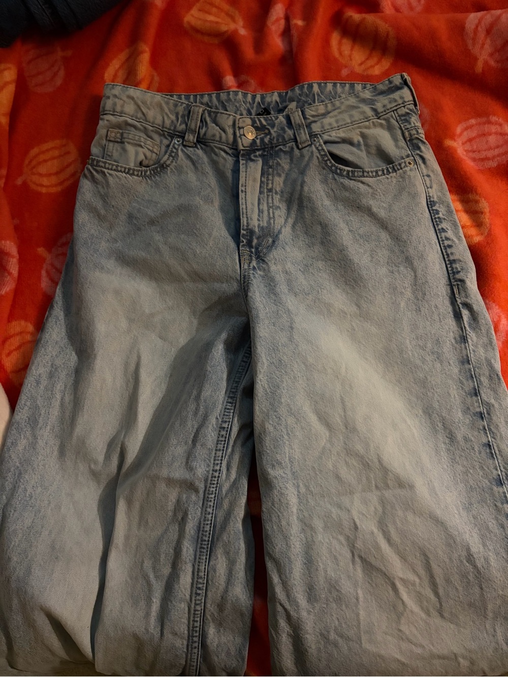 H&M Low Rise Wide Leg Jean